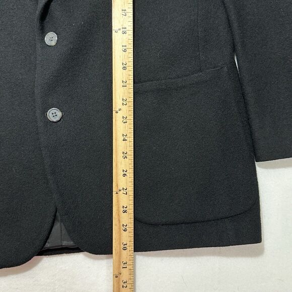 Jacobson's Men's 42 Regular 100% Pure Camelhair Suit Jacket Black Sport Coat USA - Picture 14 of 16